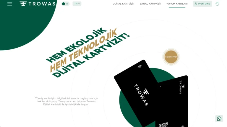 Trowas ile İşinizde Dijital İnovasyon: Modern Kartvizit Çözümleri