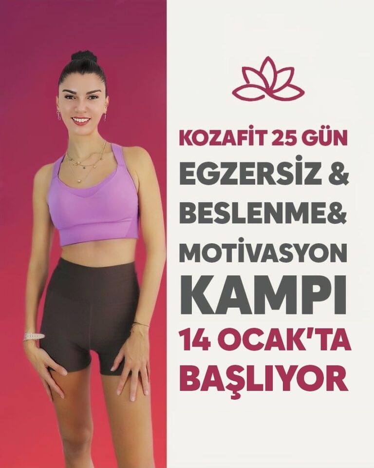 Kozafit 25 Gün 14 Ocak’ta Başlıyor: Fit Yaşam için Online Kamp