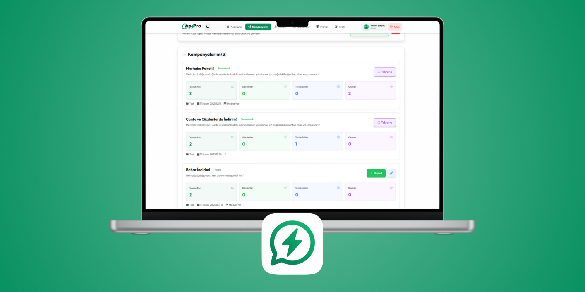 wp-Pro ile WhatsApp Toplu Mesajlaşma Artık Çok Kolay