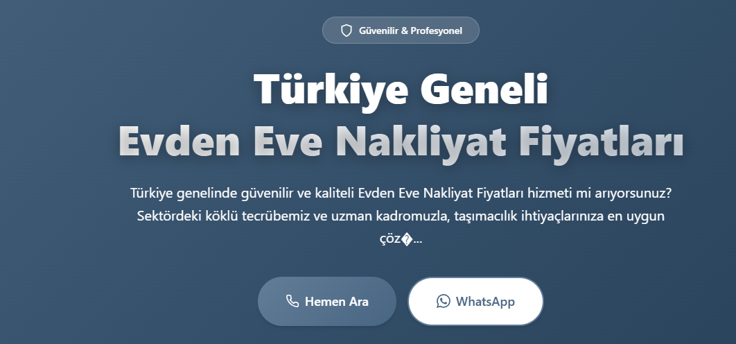 Evden Eve Nakliyat Fiyatları Nasıl Belirlenir?