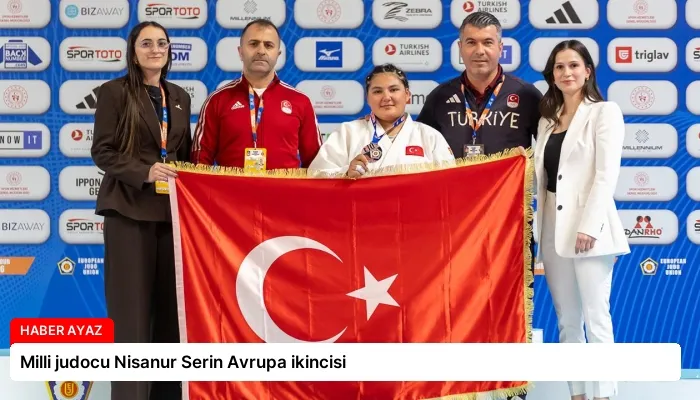 Milli judocu Nisanur Serin Avrupa ikincisi