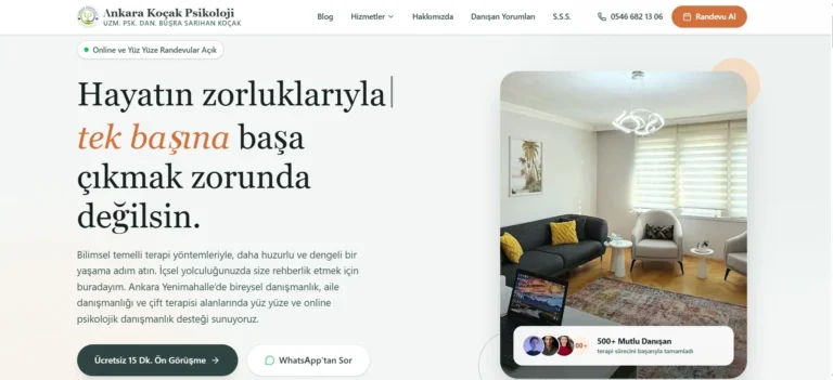 Keçiören Oyun Terapisi Hizmetleri
