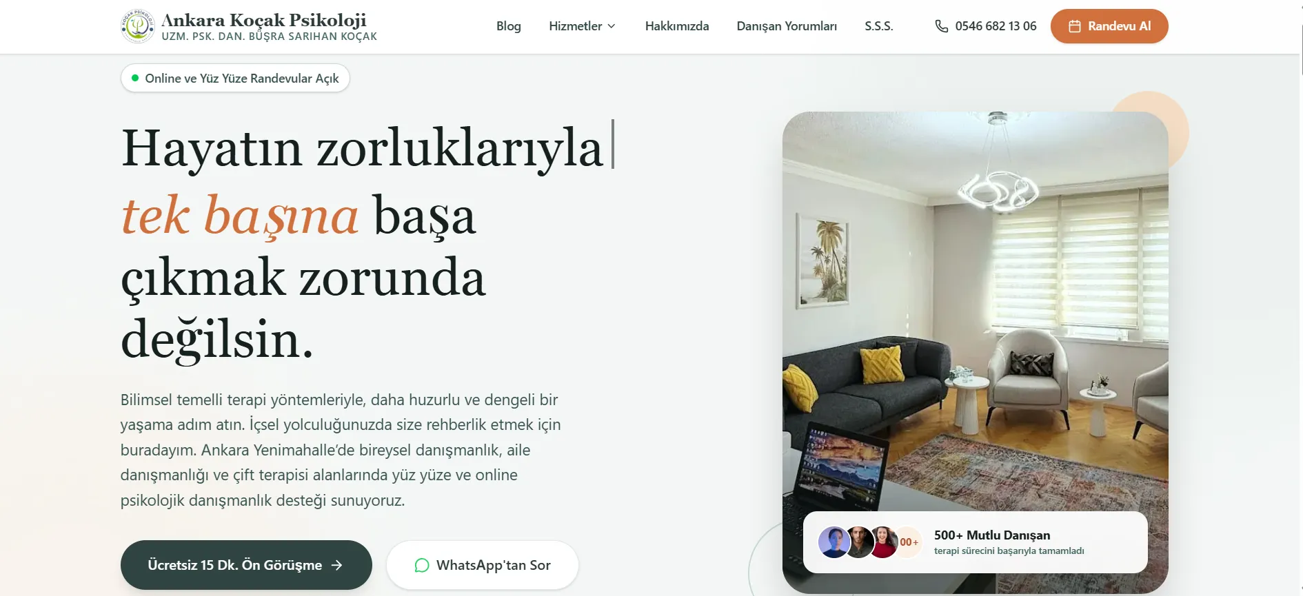 Keçiören Oyun Terapisi Hizmetleri