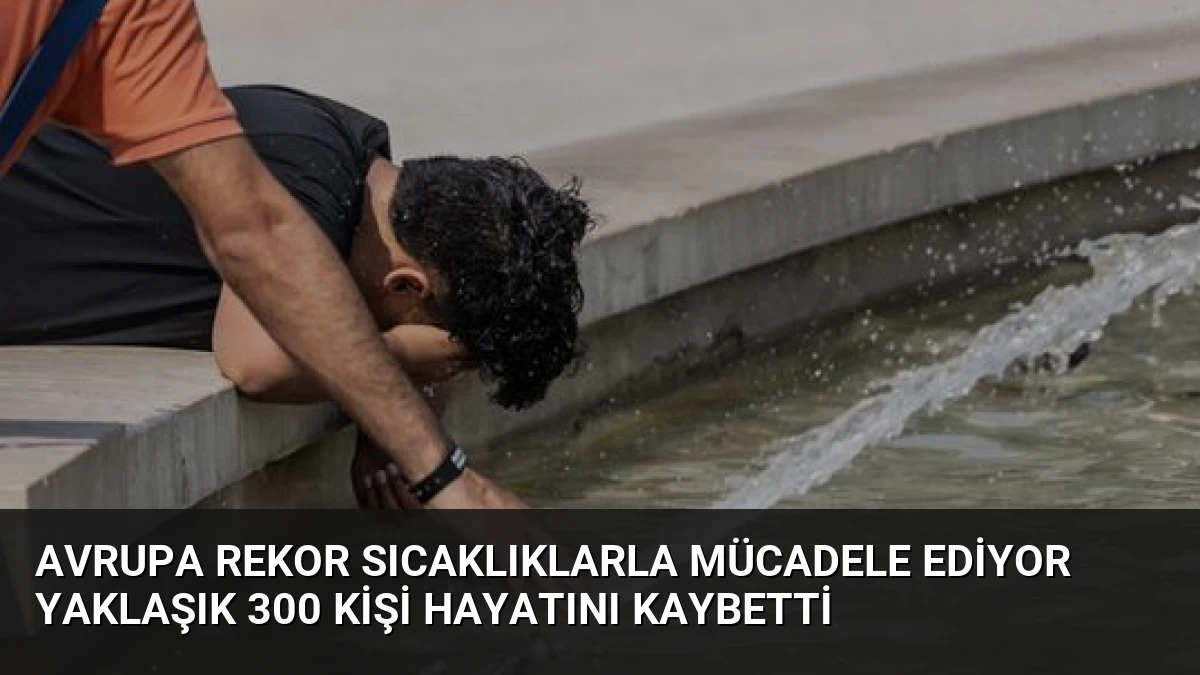 Avrupa Rekor Sıcaklıklarla Mücadele Ediyor Yaklaşık 300 Kişi Hayatını Kaybetti