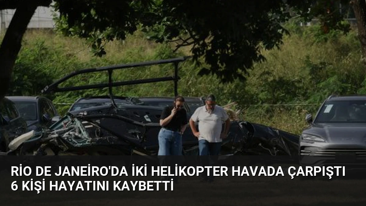 Rio de Janeiro’da İki Helikopter Havada Çarpıştı 6 Kişi Hayatını Kaybetti