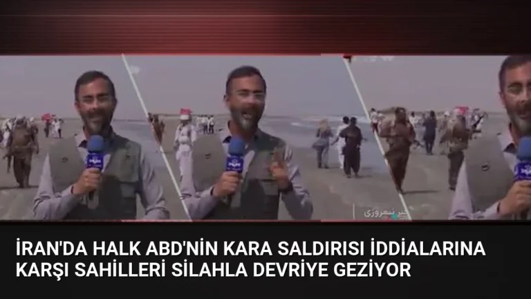 İran’da Halk ABD’nin Kara Saldırısı İddialarına Karşı Sahilleri Silahla Devriye Geziyor