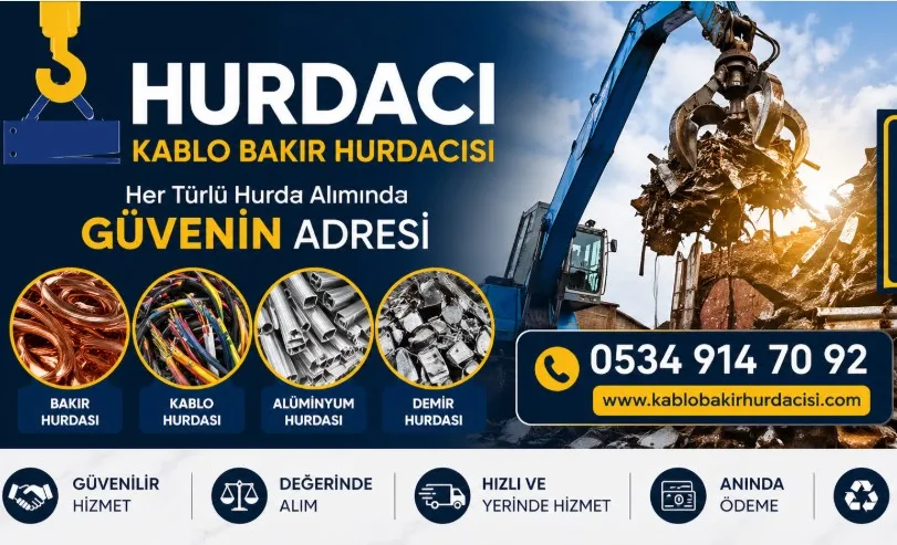 Kablo & Bakır Hurdacısı | Metal Hurda Alımı ve Güncel Hurda Hizmetleri