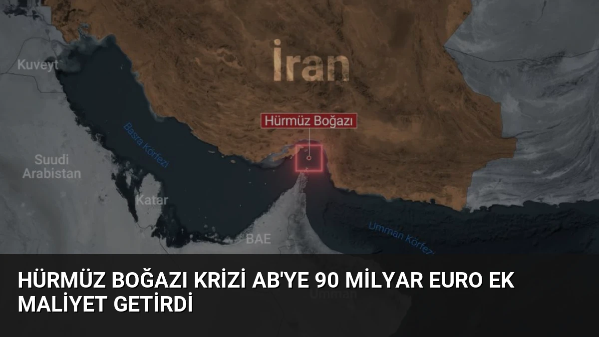 Hürmüz Boğazı Krizi AB’ye 90 Milyar Euro Ek Maliyet Getirdi