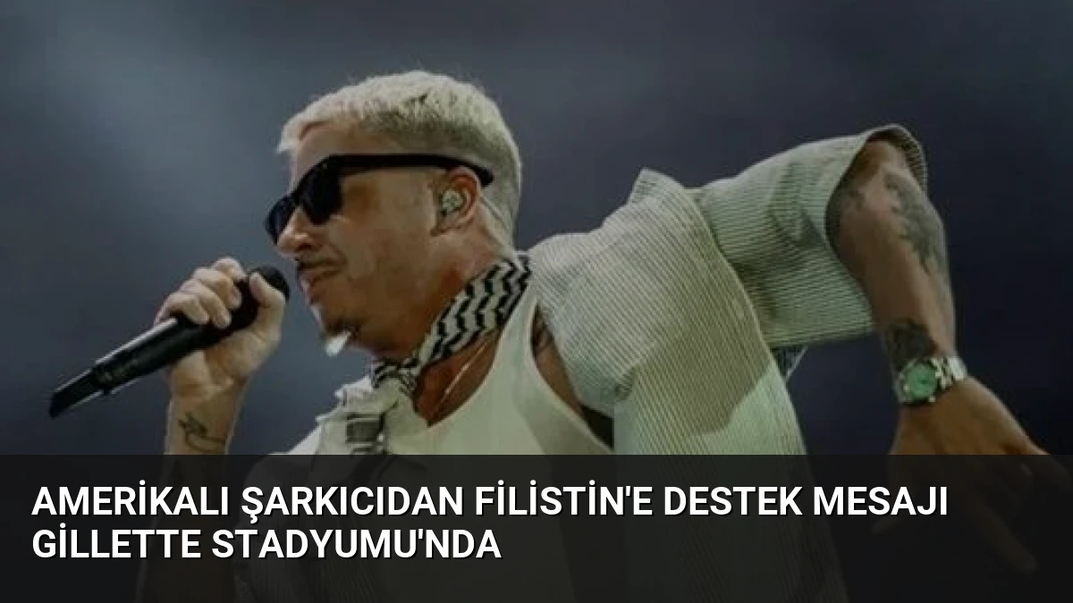 Amerikalı Şarkıcıdan Filistin’e Destek Mesajı Gillette Stadyumu’nda